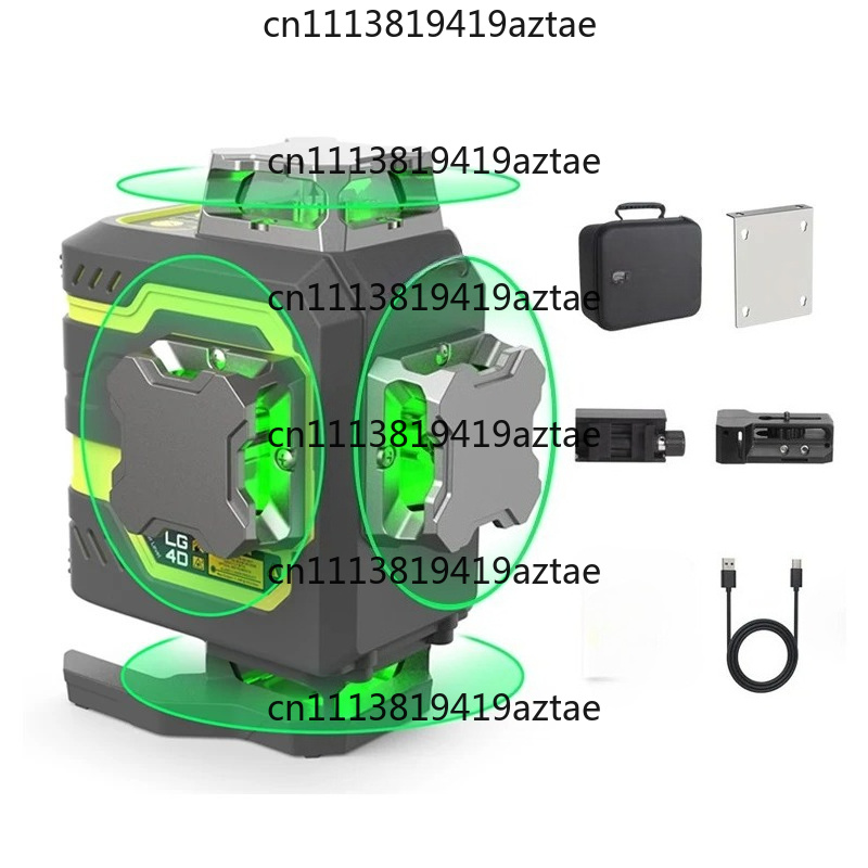Laser Level 16 Lines 4D Green - 16라인 레이저 레벨 360 자동 수평
