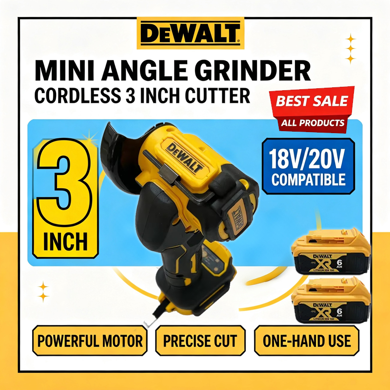 Brushless Angle Grinder Battery Powered - DEWALT 18/20V 무브러시 무선 각도 연삭기,