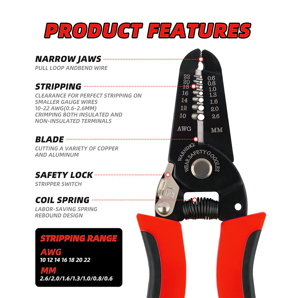 Automatic Wire Stripper Cutter - 와이어 커터, 와이어 스트리퍼 크림퍼, 와이어