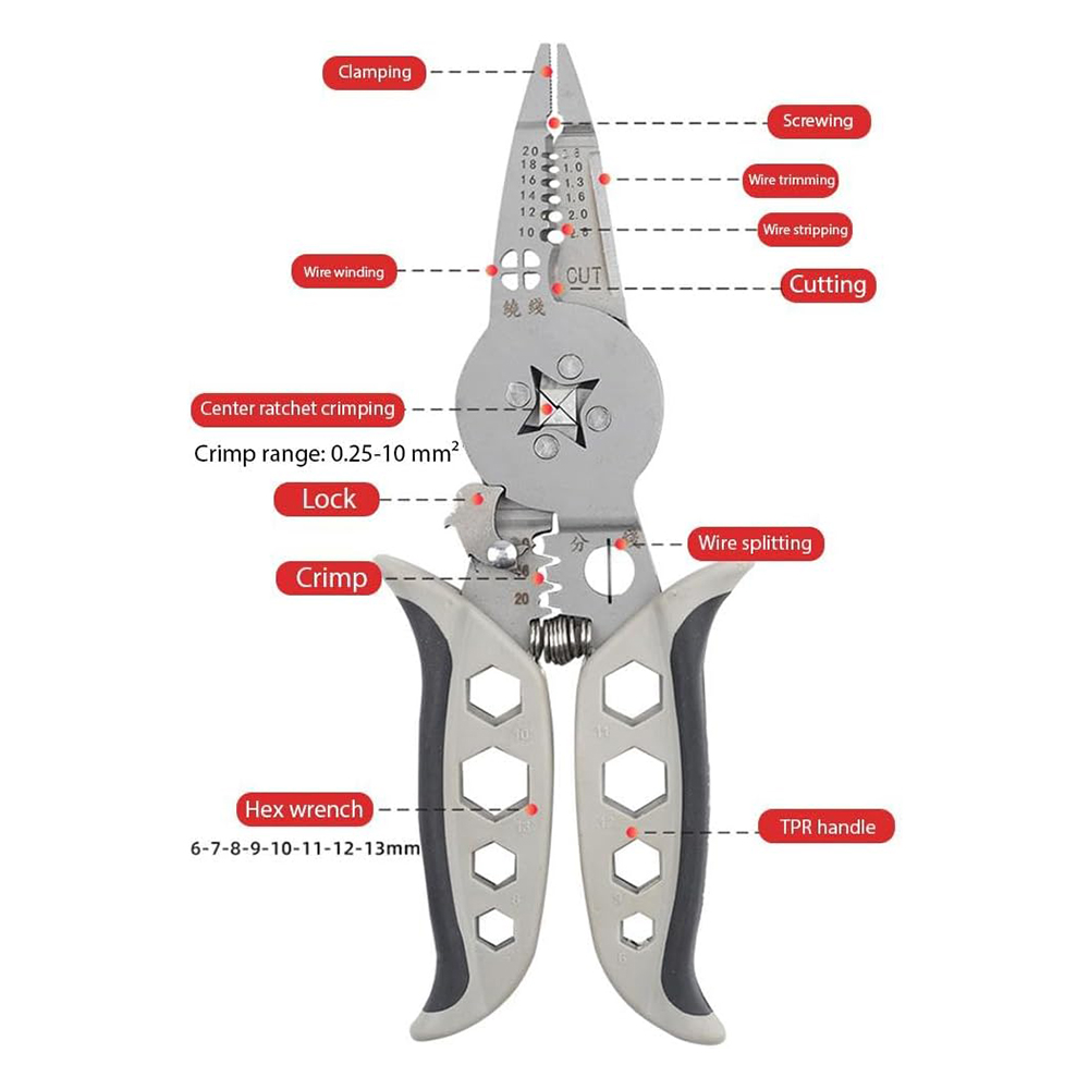전기기사용 와이어 스트리퍼 다기능 전용 케이블 커터 곡 - Automatic Wire Stripper Cutter 리뷰 및 가격
