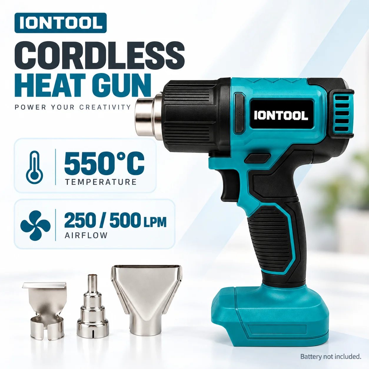 IONTOOL 내구성이 뛰어난 무선 열풍기 550 ℃  - Cordless Heat Gun For Shrink Tubing 리뷰 및 가격