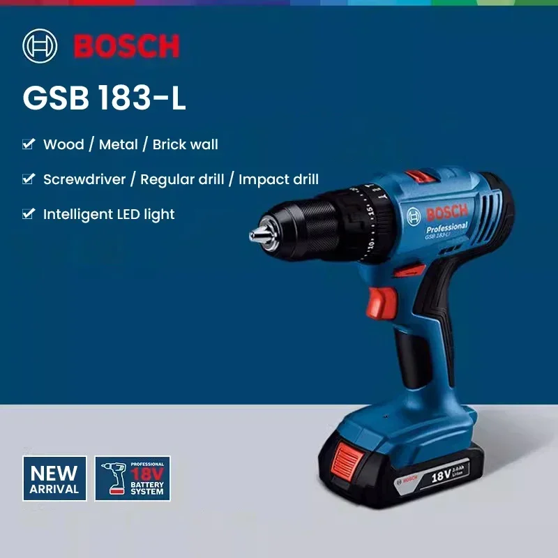 보쉬 GSB183-LI 18V 무선 임팩트 드릴, 강력 - Brushless Cordless Electric Drill 18V 리뷰 및 가격