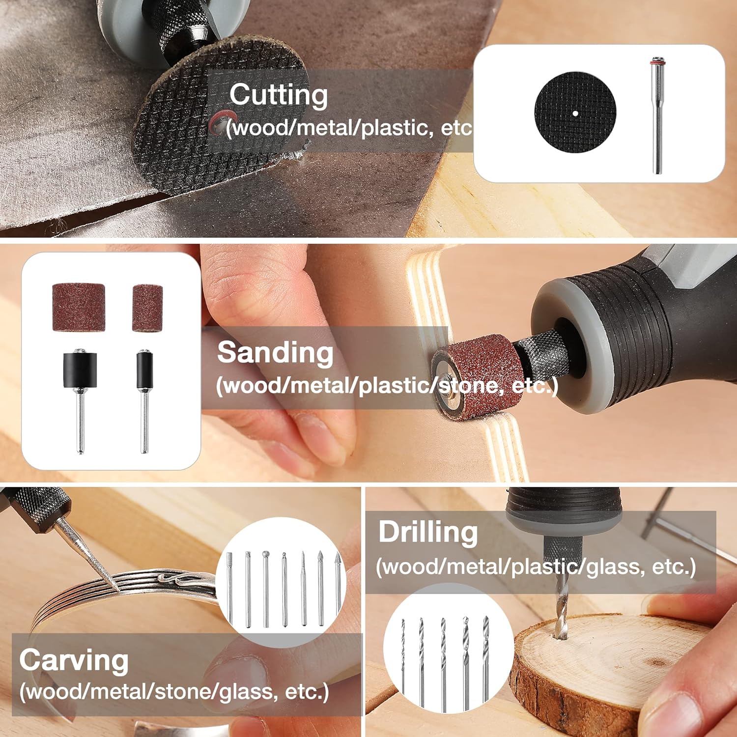 무선 회전 공구 세트, 목공, 조각, DIY, 보석,  - Cordless Rotary Tool Kit Accessories 리뷰 및 가격