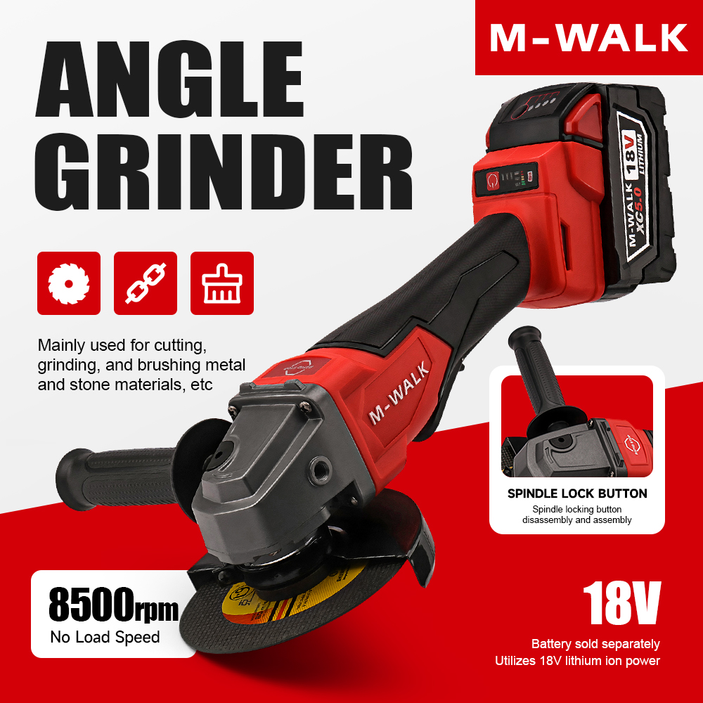 M-WALK 8500RPM 고속 브러시리스 앵글 그라인 - Brushless Angle Grinder Battery Powered 리뷰 및 가격
