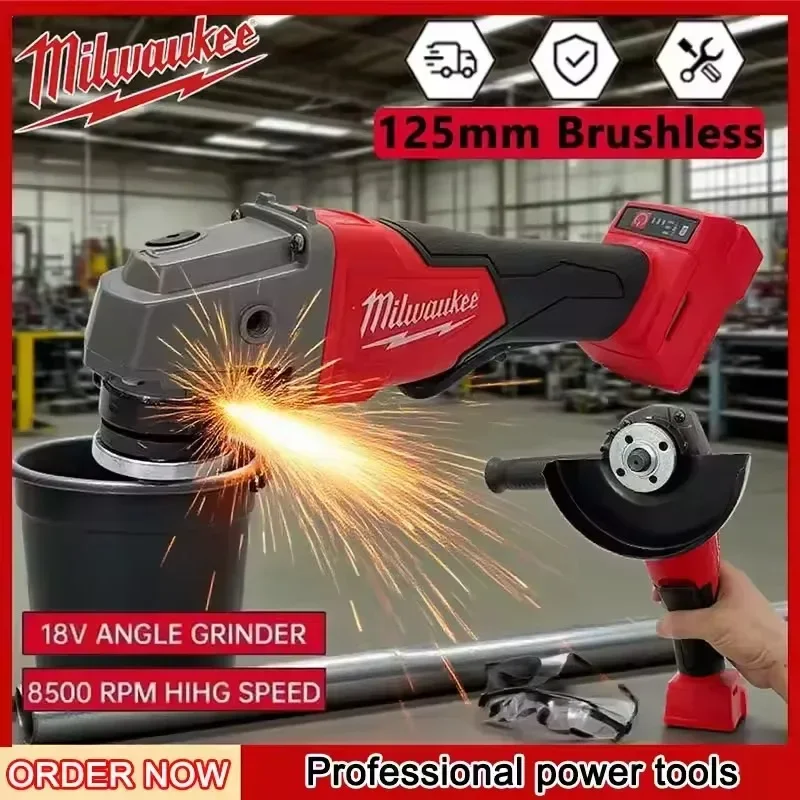 새 제품, 정품 밀워키 125mm 무브러시 각도 연삭기 - Brushless Angle Grinder Battery Powered 리뷰 및 가격