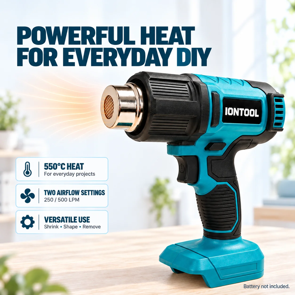 IONTOOL 무선 열풍기 550 ℃   수축 튜브 작 - Cordless Heat Gun For Shrink Tubing 리뷰 및 가격